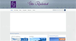Desktop Screenshot of eliteresidentialre.com